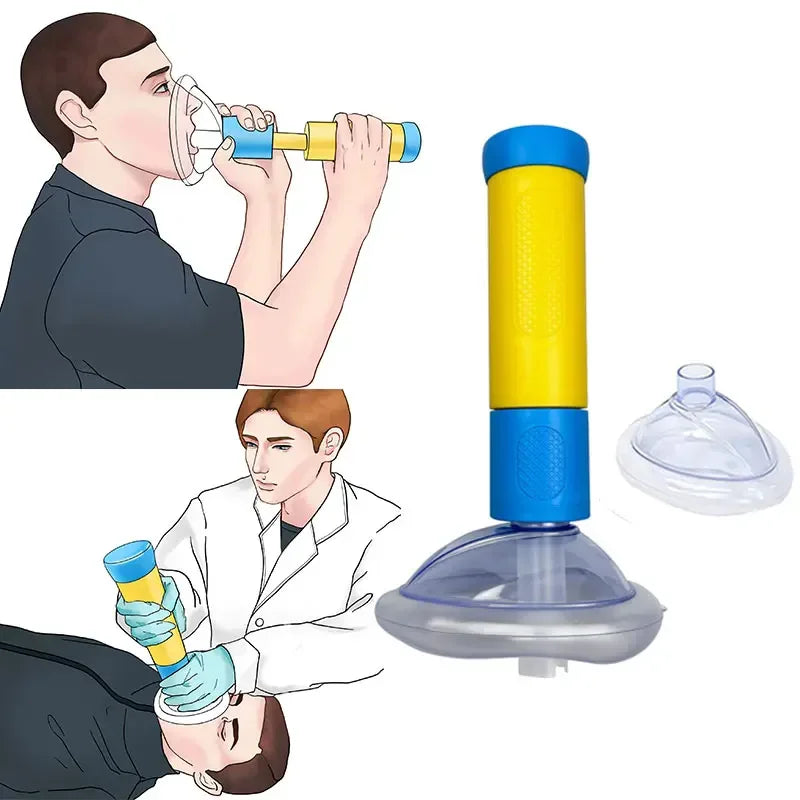 Auto CPR First Aid Choking Device Outdoor Home Choking Emergency Equipment Adults Children Breath Rescue Anti Suffocation Device