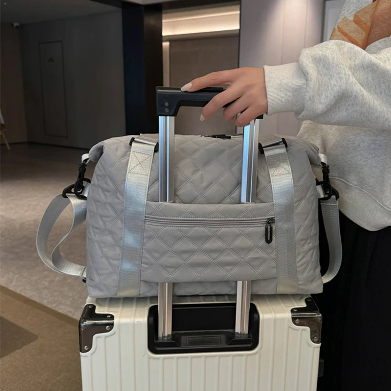 Large Capacity Outdoor Travel Bag Waterproof Luggage Handbag Women Shoulder Bag Oxford Men Sports Gym Bag Female Crossbody Bags