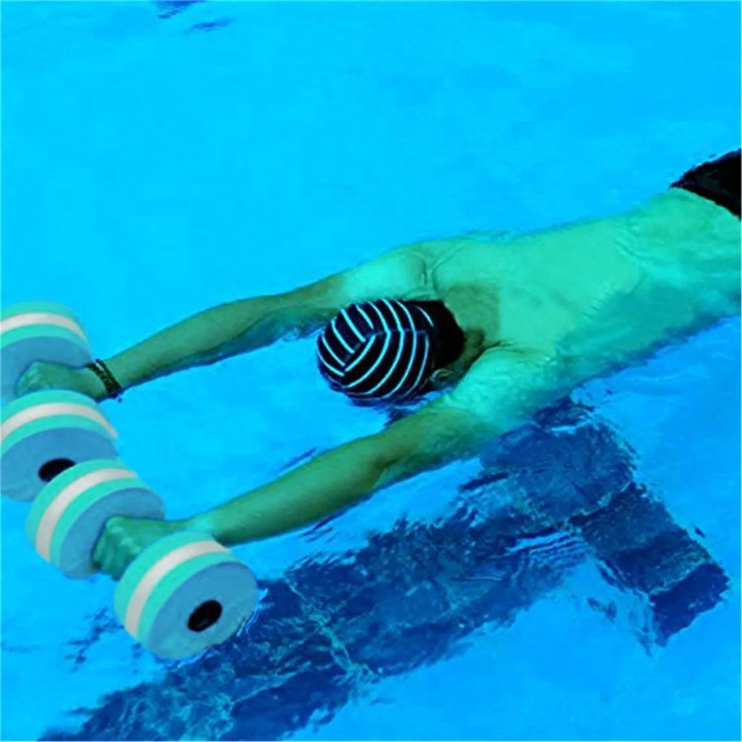 EVA Water Floating Dumbbell Foam Water Foating Dumbbell Pool Dumbbells Water Aerobics Exercise Fitness