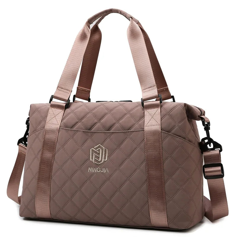 Large Capacity Outdoor Travel Bag Waterproof Luggage Handbag Women Shoulder Bag Oxford Men Sports Gym Bag Female Crossbody Bags