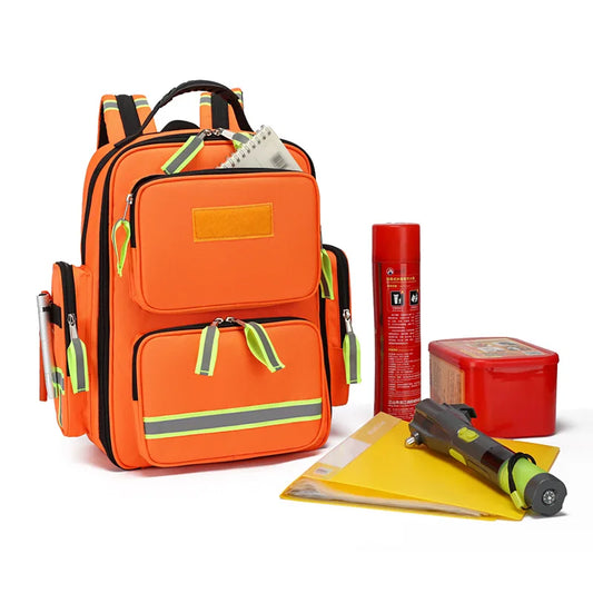 Botiquines de primeros auxilios, mochilas de rescate de emergencia, gran capacidad, almacenamiento clasificado, kits de supervivencia para acampar al aire libre, botiquines médicos