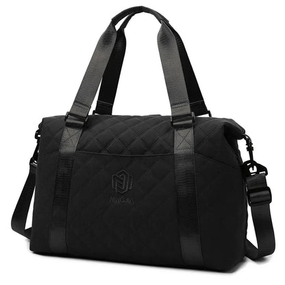 Bolso de viaje para exteriores de gran capacidad, impermeable, para mujer, bolso de hombro Oxford, bolso deportivo de gimnasio, bolso cruzado para mujer