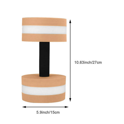 EVA Water Floating Dumbbell Foam Water Foating Dumbbell Pool Dumbbells Water Aerobics Exercise Fitness